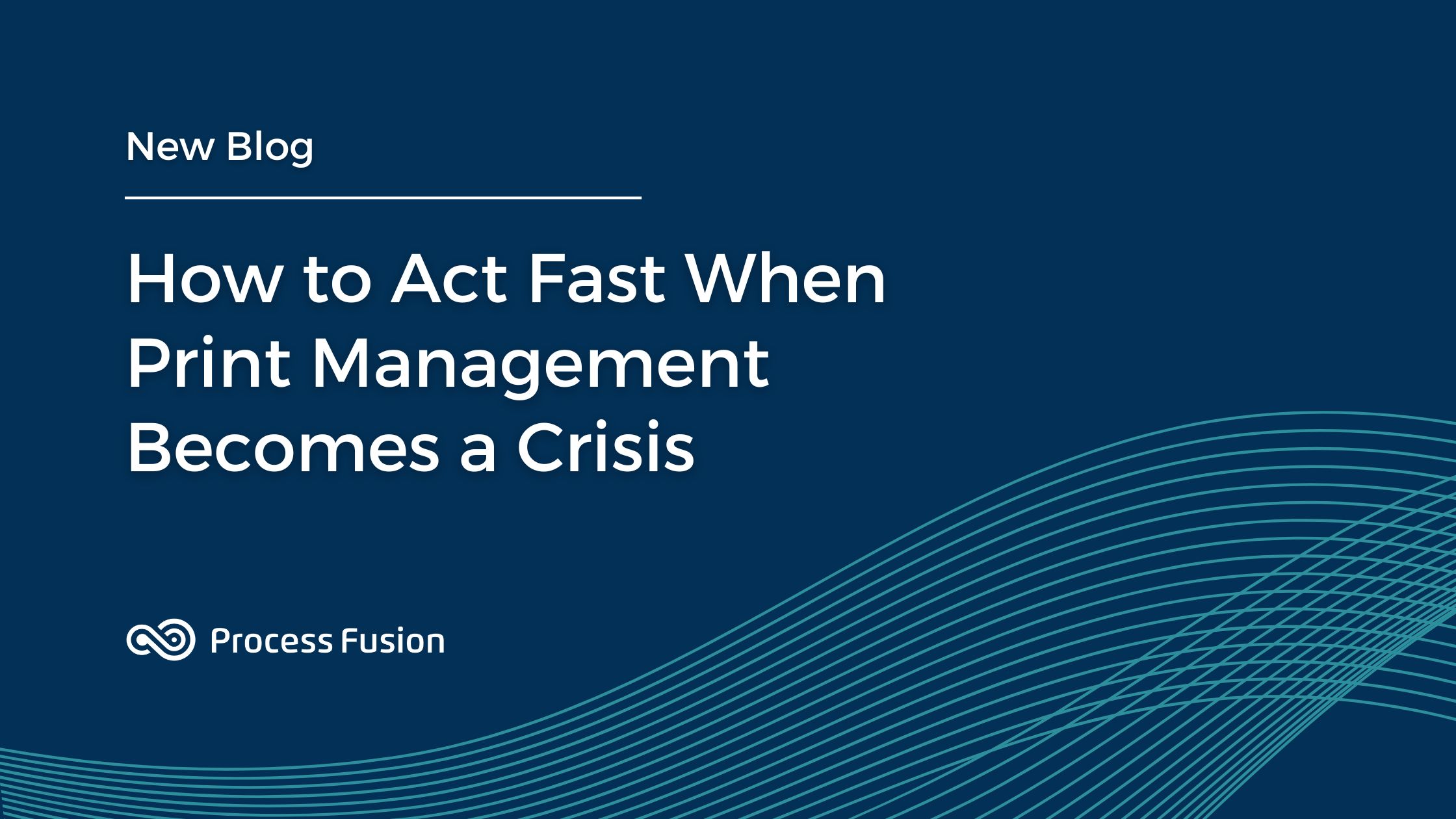 How to Act Fast When Print Management Becomes a Crisis